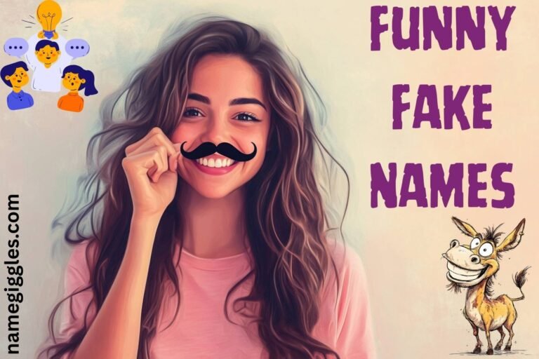 funny fake names