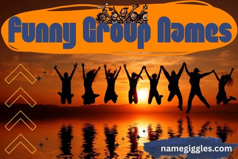 funny group names