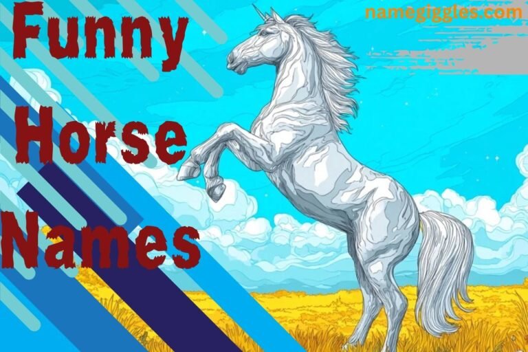 funny horse names