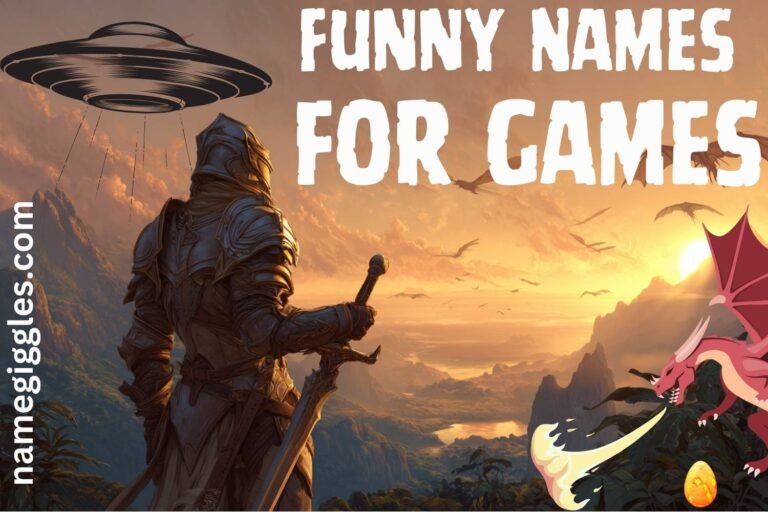 funny names for games