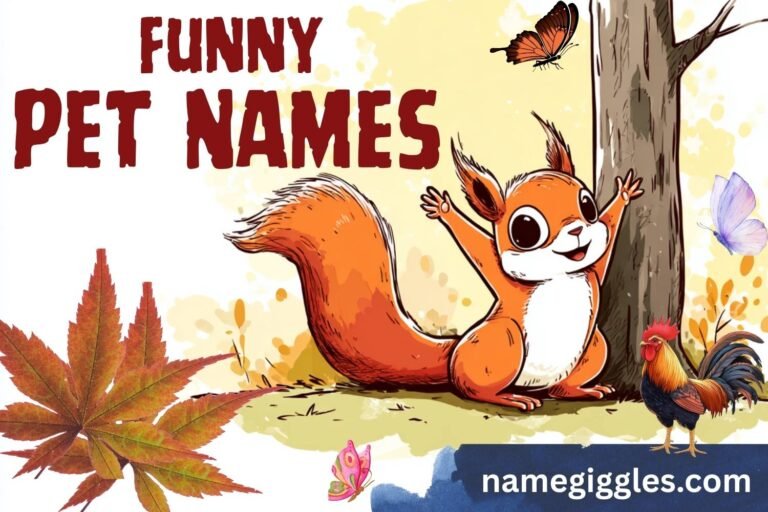 funny pet names