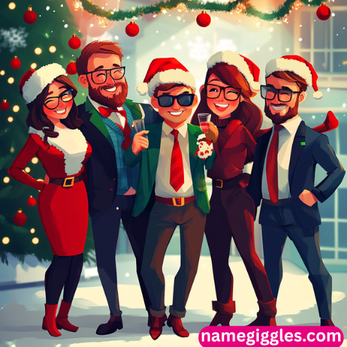 Cool Christmas Team Names for Work Parties