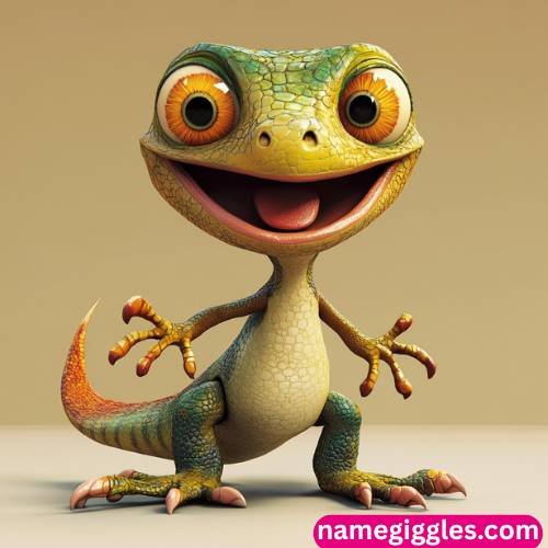 Silly & Punny Lizard Names
