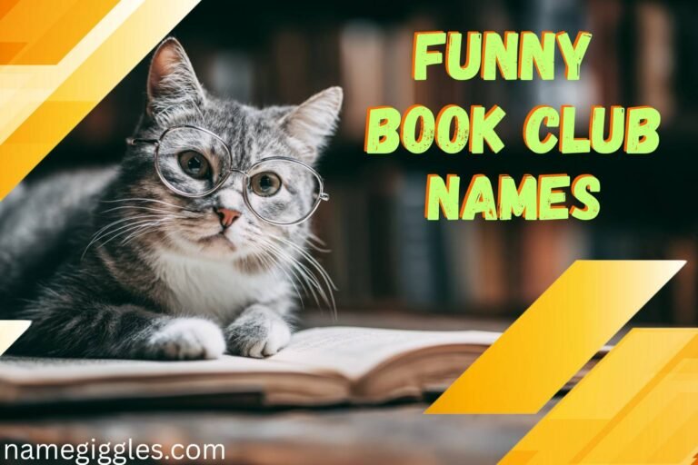funny book club names