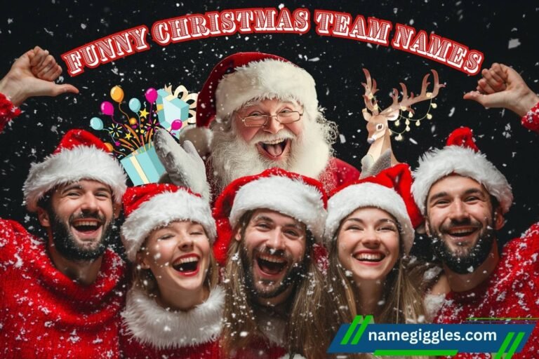 funny christmas team names