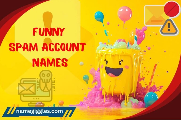 funny spam account names