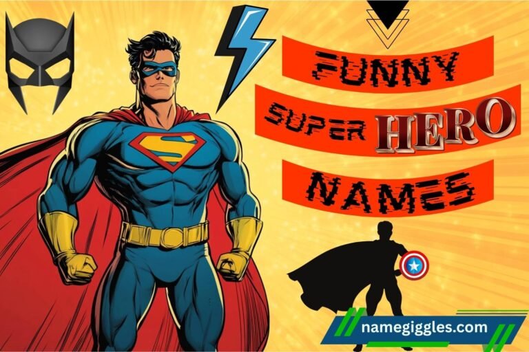 funny superhero names