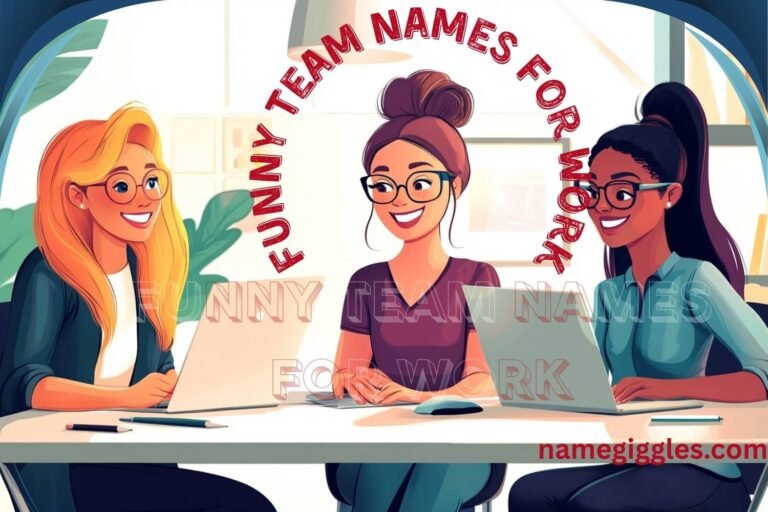 funny team names for work