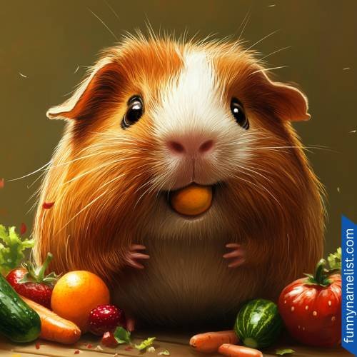Food-Inspired Funny Guinea Pig Names
