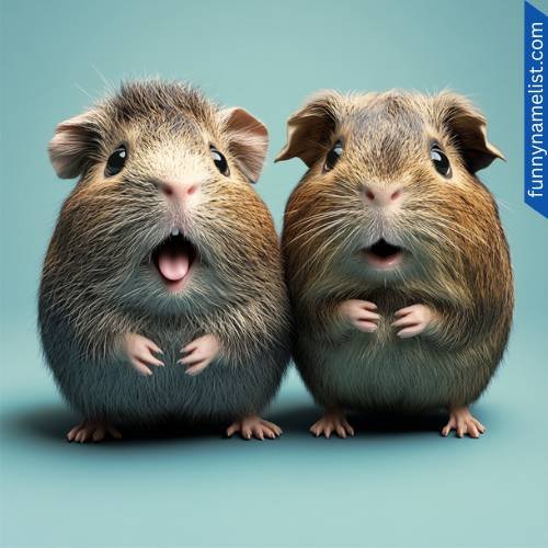 Silly Guinea Pig Names for Pairs