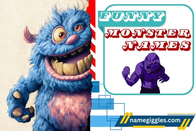 funny monster names