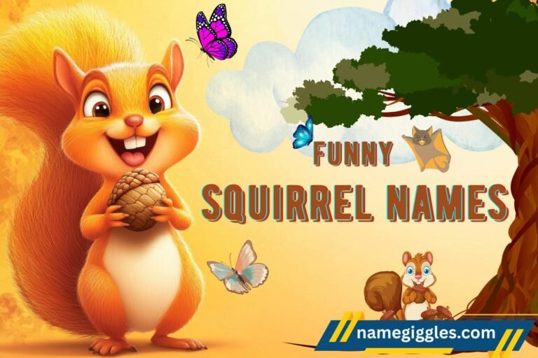 funny squirrel names