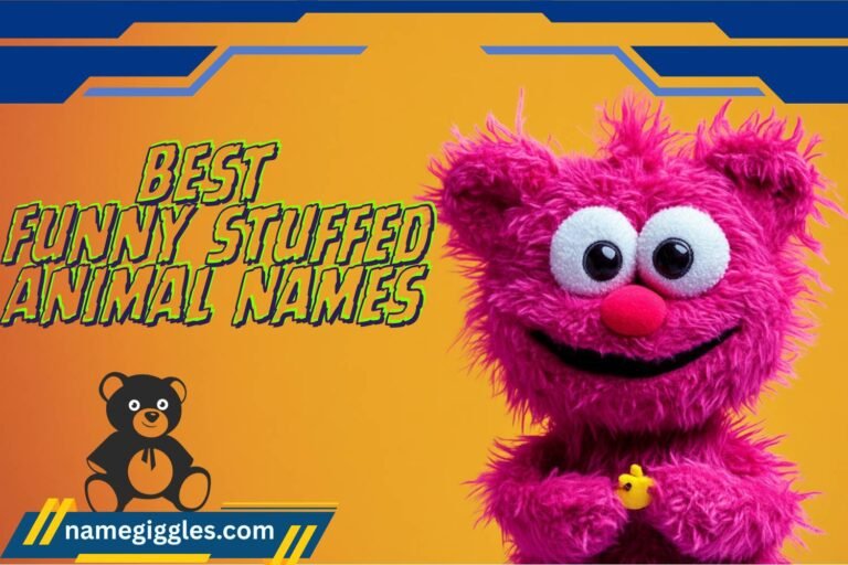 funny stuffed animal names