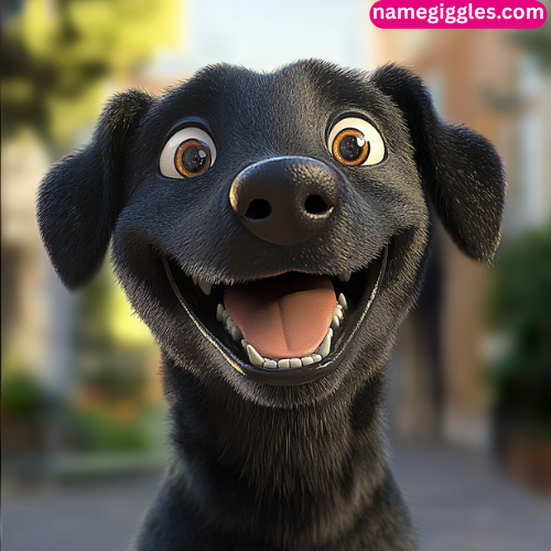 Silly & Playful Black Dog Names