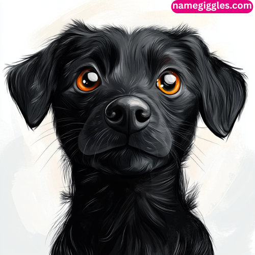 Funny Black Dog Names