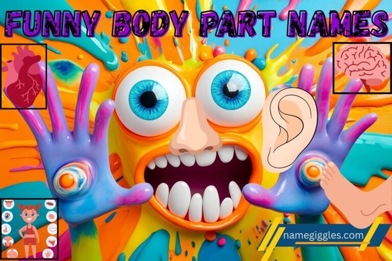funny body part names