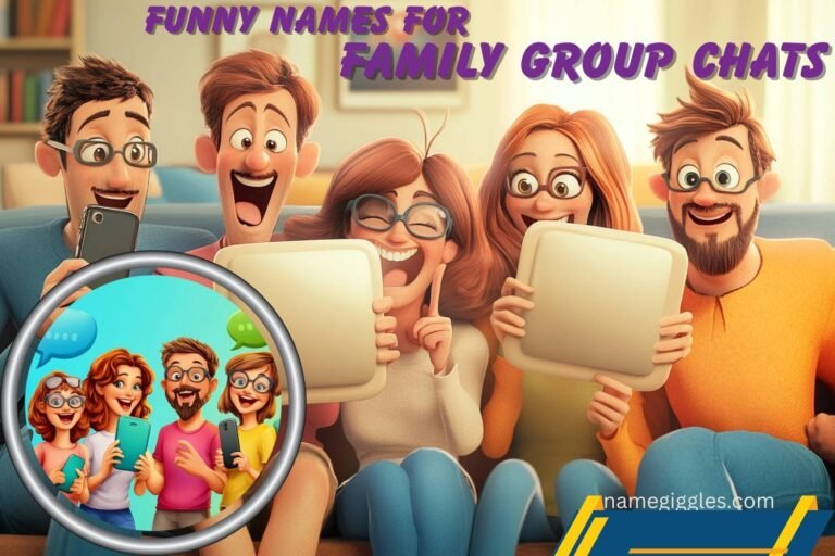 funny names for family group chats